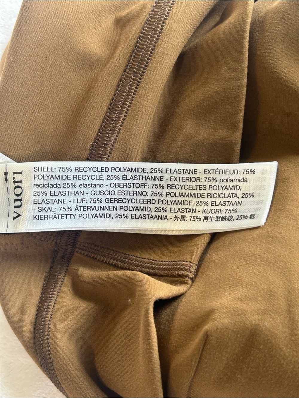 Vuori All The Feels Triangle Bra Rum Women’s Size M - Picture 11 of 16